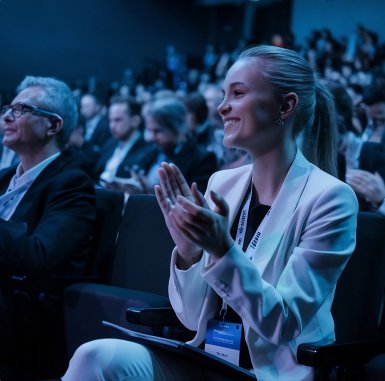 Woman Clapping